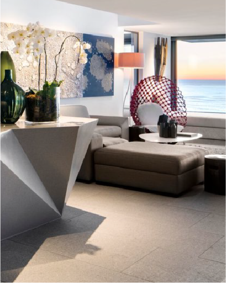 Luxury villa interior in Cape Town